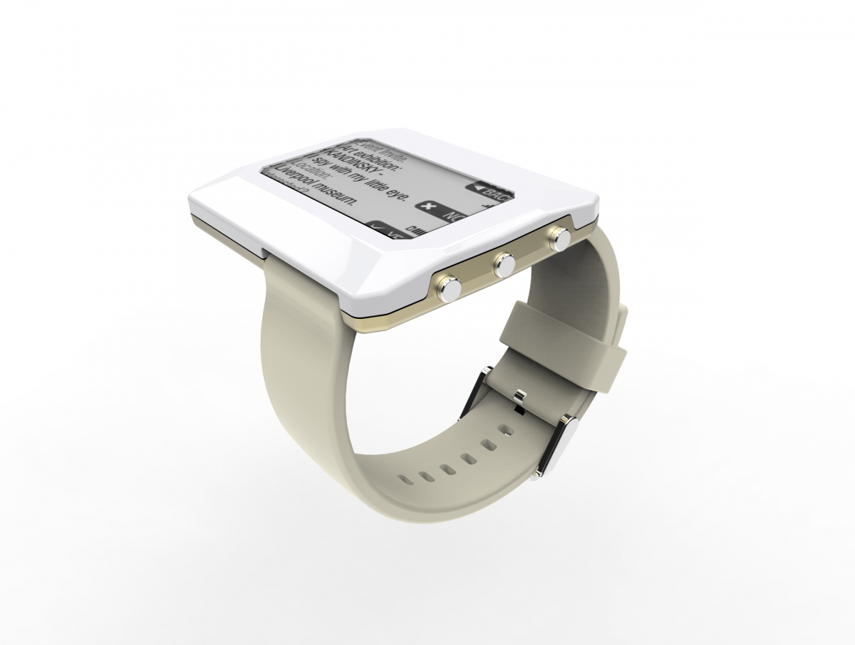 The Care**Watch** wearable: personal AND connected.
